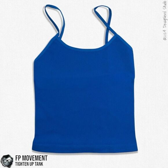 FP MOVEMENT TIGHTEN UP TANK IN IMPERIAL BLUE SIZE S WORKOUT ACTIVEWEAR RETIRED - Picture 4 of 8
